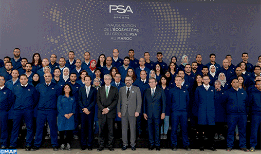 Inauguration Roi Mohammed VI PSA Kenitra