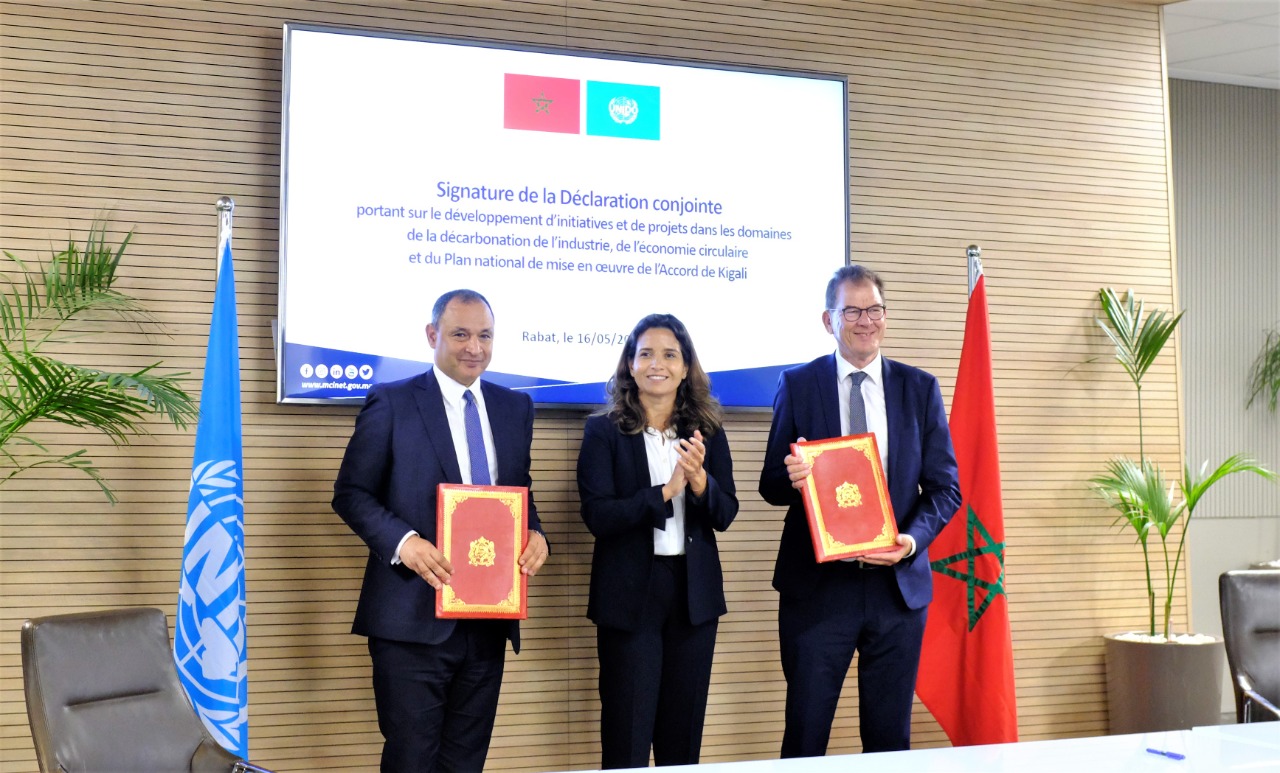 Industrie : Déclaration conjointe Maroc – ONUDI