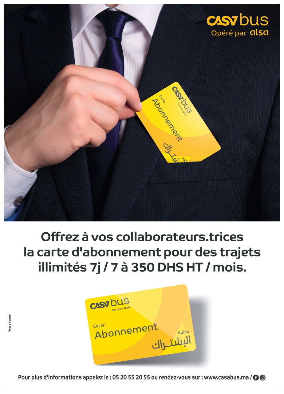 Casabus : Alsa rapproche le bus des entreprises, avec les cartes d’abonnement