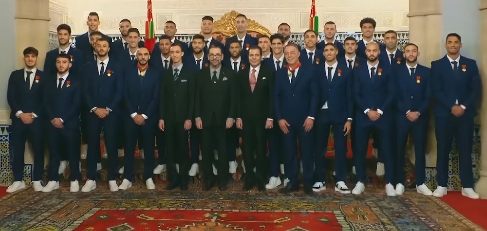 L’équipe nationale de football décorée par le Roi Mohammed VI