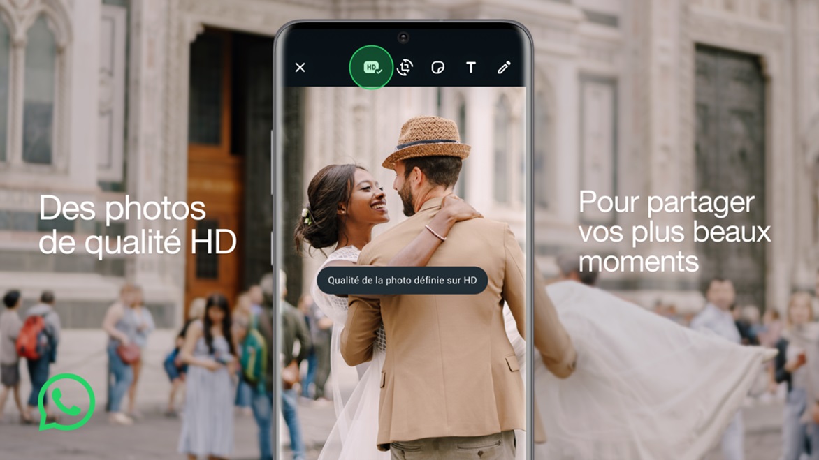 WhatsApp : L’envoi de photos haute définition désormais possible